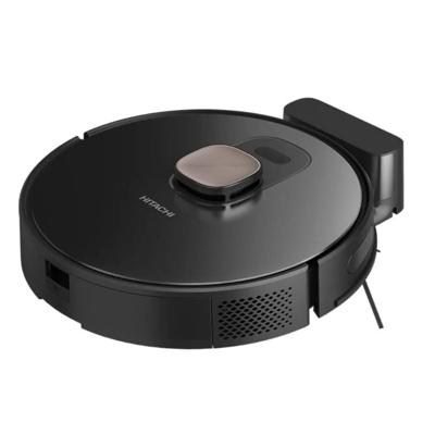 Hitachi Robot Vacuum Cleaner With LDS Navigation Mapping, Powerful Suction Power Up to 5000Pa, Auto Charge - RVX20PBKCG