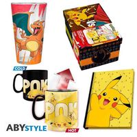 Abystyle Pokemon Premium Large Glass, Mug Hc & Notebook Pikachu - 62822