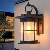 Outdoor Lanterns Wall Mounted Patio Wall Lamp Matte Black Outdoor Lanterns Outside Lighting Fixtures Waterproof Front Porch and Garage 110-240V miniinthebox - thumbnail