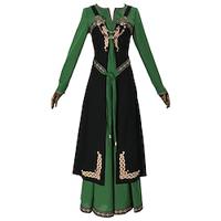 Medieval Renaissance Cocktail Dress Vintage Dress Masquerade Prom Dress Ranger Elven Women's Halloween Party / Evening Festival Dress Lightinthebox