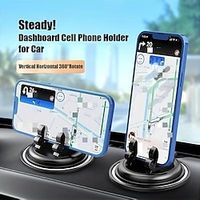 360 Degree Rotatable Car Phone Mount Universal Car Phone Holder Securely Holds All Smartphones Compatible with iPhones Android Phones miniinthebox