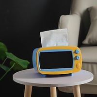 Mobile Phone Holder Shelf Tissue Box Living Room Desktop Pumping Carton Creative Multi-function TV Household Storage Box Lightinthebox - thumbnail
