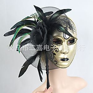 Women's Party Hat Party Street Dailywear Feather Solid Color Gold Black Hat Fall Winter Spring Summer miniinthebox
