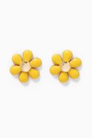 Enameled Flower Stud Earrings Enameled Flower Stud Earrings