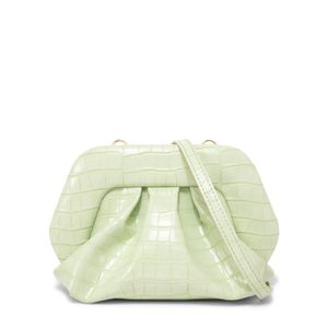 Gea croc eco-leather clutch