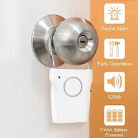 120dB Travel Door Alarm with Adjustable Sensitivity - Easy Install.Battery-Powered Security for Home Hotel Apartment Lightinthebox