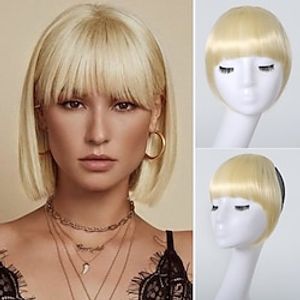 Bangs Straight Synthetic Hair Women's Lightinthebox