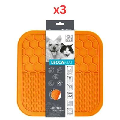 M-Pets Lecca Mat Orange Small (Pack of 3)