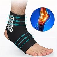 1pc Ankle Brace Sleeves, Breathable Neoprene Anti-Sprain Ankle Support Sleeve, For Basketball Soccer Sports Joint Injuries Recovery Relief Foot Pain Arch Support Ankle Swelling Heel Spurs Lightinthebox - thumbnail