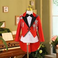 18th Century Jacket Tuxedo Suits  Blazers Prince Boys Kid's Cosplay Costume Halloween Party Halloween Club Coat Lightinthebox - thumbnail