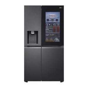 LG Instaview™ Side By Side 617 Litres Refrigerator| UV Nano™| Linear Cooling™| ThinQ™| Matte Black Color
