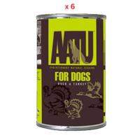 Aatu Duck & Turkey Wet Dog Food 400g Pack Of 6