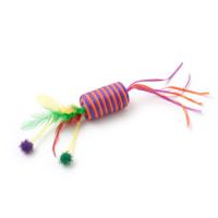 Wild Catz Crazy Coil Fabric, Feature Cat Toy Multicolors - thumbnail