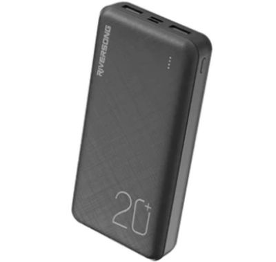 Riversong PB80 Micro USB And Type-C Input 2.4A Fast Charging With Portable Power Bank - RS.VISION20SE-PB80.BK (UAE Delivery Only)