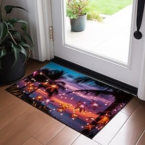 Party Beach Lighting Doormat Non-Slip Oil Proof Rug Indoor Outdoor Mat Bedroom Decor Bathroom Mat Entrance Rug Door Mat Lightinthebox