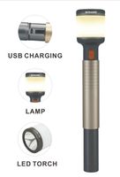 Sonashi 2 In 1 Rechargeable Led Torch & Lamp (SLT-601)