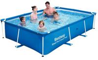 Bestway Deluxe Splash Jr. Frame Pool 102" x 67" x 24"/2.59m x 1.70m x 61cm 2300L