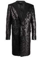 Dolce & Gabbana sequin embellished coat - Black