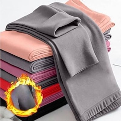 Kids Girls' Leggings Solid Color Active School 7-13 Years Spring Black Yellow Pink Lightinthebox