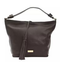 Pompei Donatella Elegant Leather Shoulder Bag in Earthy Brown (PODO-5804)