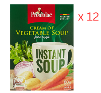 Promolac Instant Vegetable Cream Soup 12x80gms