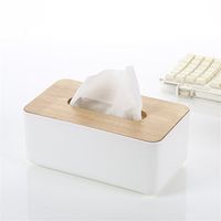 Plastic Tissue Box Paper Napkins Holder