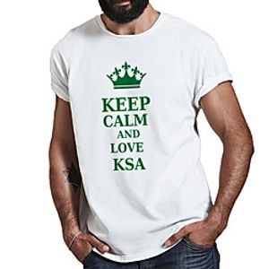 Men's Unisex Tee T shirt Hot Stamping Graphic Prints Letter Plus Size Print Short Sleeve Casual Tops Cotton Basic Fashion Designer Big and Tall White miniinthebox