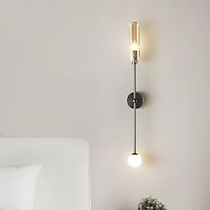 LED Wall Lights Long Strip 86cm Candle Design Modern Indoor Metal Wall Lamps Wall Sconces Warm Neutral White 3000K Bedroom Wall Sconces Lightinthebox