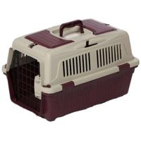 Nutrapet Dog Cat Carrier Box Closed Top Dark Red L55Cmsx W33Cms X H30 Cms