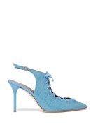 Alessandra Crocodile-Effect Lace-Up Boots Alessandra Crocodile-Effect Lace-Up Boots