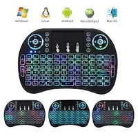 ALFA Mini Teclado Controle Usb Touchpad Smart Tv Box Pc Ps3 Iluminado miniinthebox - thumbnail
