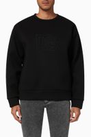 DG Logo Sweatshirt in Technical Jersey - thumbnail