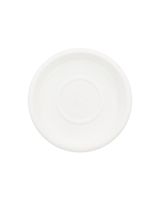 Cosmoplast Round Flower Pot 6 Inch Tray White - thumbnail