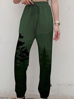Fashion tie print casual sports pants - thumbnail