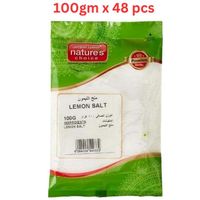 Natures Choice Lemon Salt Powder - 100 gm Pack Of 48 (UAE Delivery Only)