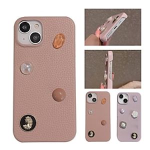 Phone Case For Apple Back Cover iPhone 14 13 12 11 Plus Pro Max Fashion Dustproof Leather Solid Colored PC PU Leather Lightinthebox