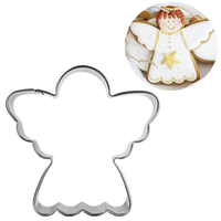 DIY Stainless Steel Angle Shape Cookies Mousse Mold Fondant Biscuit Cutter