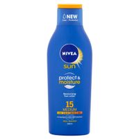 NIVEA Protect & Moisture Sun Lotion SPF15 200Ml - thumbnail