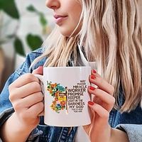 1pc Inspirational Quotes Coffee Mug Ceramic Coffee Cups Christian Water Cups Summer Winter Drinkware Birthday Gifts Holiday Gifts New Year Gifts Valentine's Day Gifts Lightinthebox