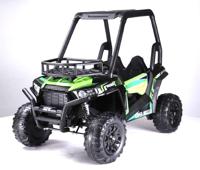 Megastar 12 V Double Seater Quadzilla Crawler Buggy For Big Kids - Green (UAE Delivery Only)