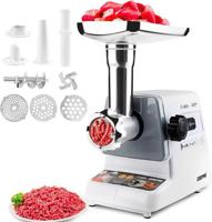 Geepas Meat Grinder, Reverse Function, White - GMG767