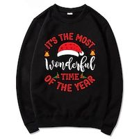 Christmas Cosplay Cartoon Manga Sweatshirt Anime Graphic Top For Men's Women's Unisex Adults' Hot Stamping 100% Polyester Party Festival Lightinthebox - thumbnail