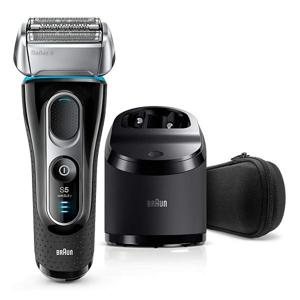 Braun Series 5 5190cc Mens Electric Foil Shaver with Clean Charge System Wet and Dry Pop Up Precision Trimmer Rechargeable and Cordless Razor-11434276