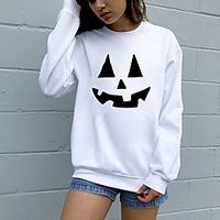 Women's Sweatshirt Pullover Pure Color Crew Neck Sport Athleisure Sweatshirt Top Long Sleeve Breathable Soft Comfortable Everyday Use Street Casual Daily Outdoor Lightinthebox - thumbnail