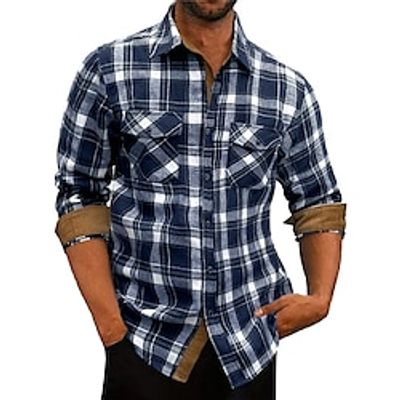 Men's Shirt Plaid Shirt Shirt Jacket Shacket Overshirt Shacket Black Red Brown Long Sleeve Plaid Check Lapel Spring Fall Outdoor Daily Wear Clothing Apparel Front Pocket Lightinthebox Men's Shirt Plaid Shirt Shirt Jacket Shacket Overshirt Shacket Black Red Brown Long Sleeve Plaid Check Lapel Spring Fall Outdoor Daily Wear Clothing Apparel Front Pocket Lightinthebox