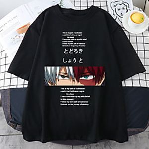Inspired by My Hero Academia  Boku No Hero Cosplay Cosplay Costume T-shirt Polyester  Cotton Blend Print T-shirt For Women's  Men's Lightinthebox