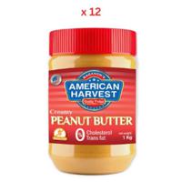 American Harvest Peanut Butter Creamy 12X1Kg