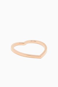 Antifer Heart Ring in 18kt Rose Gold