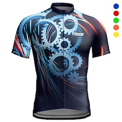 21Grams Men's Cycling Jersey Short Sleeve Bike Top with 3 Rear Pockets Mountain Bike MTB Road Bike Cycling Breathable Moisture Wicking Reflective Strips Back Pocket Yellow Red Blue Graphic Spandex Lightinthebox 21Grams Men's Cycling Jersey Short Sleeve Bike Top with 3 Rear Pockets Mountain Bike MTB Road Bike Cycling Breathable Moisture Wicking Reflective Strips Back Pocket Yellow Red Blue Graphic Spandex Lightinthebox