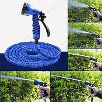 Starfire Household High-Pressure Car Wash Water Gun Flushing Telescopic 15m Water Pipe Multi-Purpose Car Garden Water Pipe Garden Watering Set miniinthebox